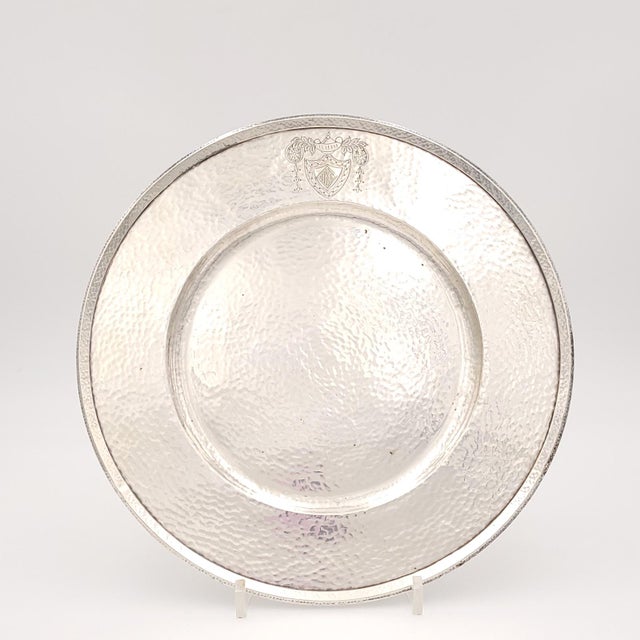 Silver Set of Four Rogers Brothers Silver Plates For Sale - Image 8 of 9