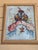 Blue Fine French Chinoiserie Chic Figurative Whimsical Oil on Wood Painting in Gilt Frame For Sale - Image 8 of 18