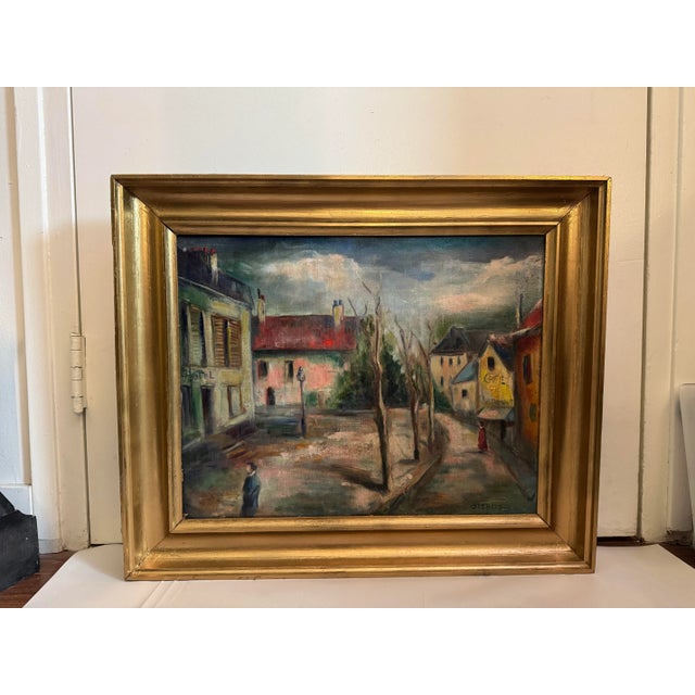 This listing is for a gorgeous French painting. This oil on canvas dates to the early 20th century and depicts a nice...
