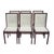 A set of French vintage dining chairs designed by Pierre Vandel. Original upholstery and frames are coated aluminum and...