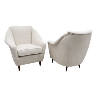 Mid-Century Modern Italian Armchairs, 1950, Set of 2 For Sale