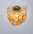 Vintage Italian Murano Wall Lights with 10 Amber Trasparent Glasses, 1990s, Set of 2 For Sale - Image 9 of 18