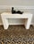 Vintage 1980’s Beveled Plaster Console Table For Sale - Image 11 of 12