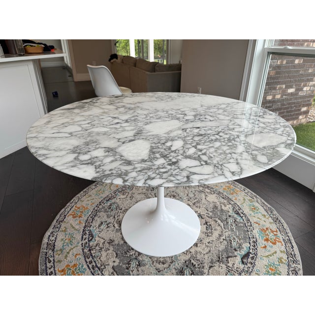 We’re reluctantly letting this table go because we don’t have a place for it in our new home. This table was purchased new...
