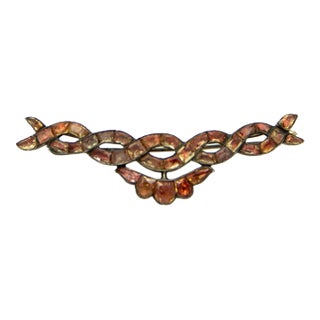 Hair Clip in Silver with Minas Novas Design For Sale