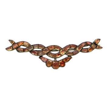 Hair Clip in Silver with Minas Novas Design For Sale