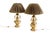 19th Century Gilt Brass and Bronze Table Lamps, Set of 2 For Sale - Image 10 of 10