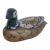 Tonala Mexico Brass Ceramic Duck Mid Century Modern Hand Painted Folk Art 4520b For Sale