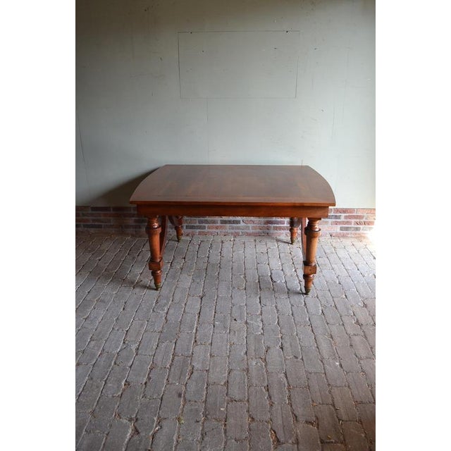 Antique Mahogany Dining Table with Chairs, 1800s, Set of 7 For Sale - Image 17 of 18