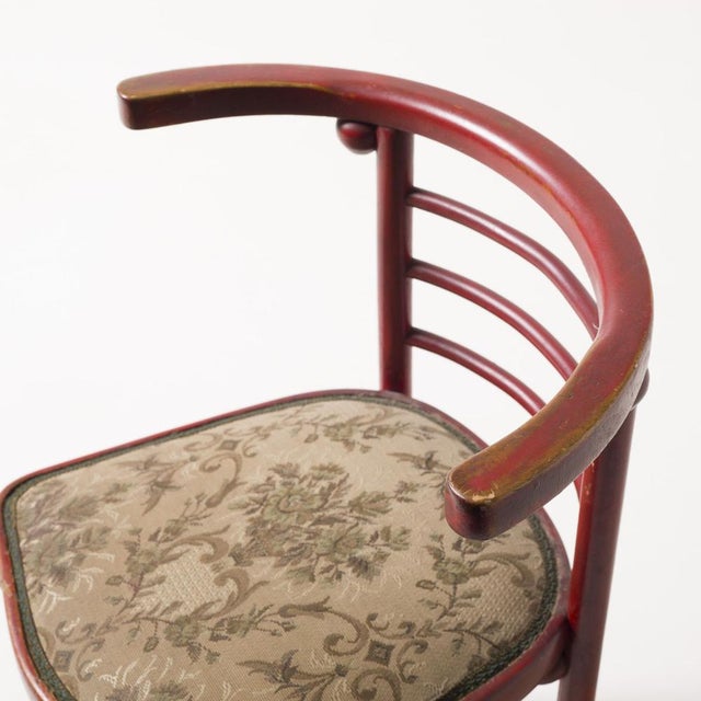 Antique Model 728 Fledermaus Chair by Josef Hoffmann for Thonet Mundus, 1910s For Sale - Image 13 of 14