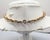 Vintage 1960s Signed Napier Goldtone "Peach" Moonglow Drops Necklace For Sale - Image 10 of 11
