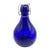 Vintage Italian Casadis Milano Cobalt Blue "Jus De Fruits" Glass Jug For Sale