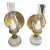 1900s Primitive Pair of Converted Kerosene Lamps With Tin Reflectors Now Electrofied For Sale