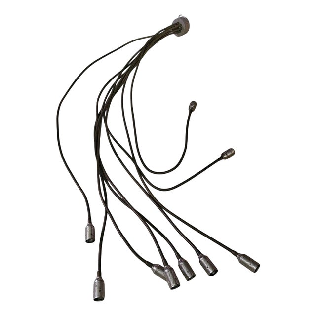 Early Flexible Turciu 9 Hanging Lamp by Enzo Catellani for Catellani & Smith For Sale