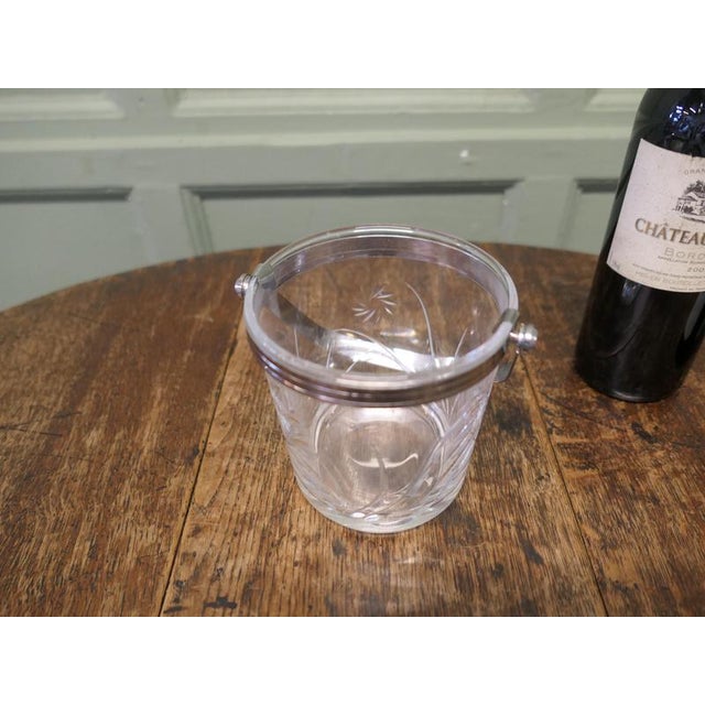 Glass French Art Deco Ice Bucket, 1920s For Sale - Image 7 of 8