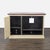 Transitional Botanical Hand Painted Media Cabinet For Sale - Image 3 of 12