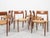 This set of 8 dining chairs is designed by Niels Otto Møller and manufactured by J.L. Møllers Møbelfabrik in Denmark in...