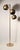Koch & Lowy Brass Triple Ball Articulating Floor Lamp Manner of Angelo Lelli for Arredoluce 2 Available in Brass. Priced...
