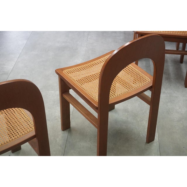 Arcadia Chairs by Adalberto Caraceni for Tagliabue, 1970s, Set of 4 For Sale - Image 4 of 6