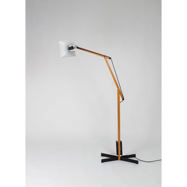 Archimedes Floor Lamp by Gemma Bernal and Ramón Isern for Tramo 1970s, in Very Good conditions. Designed 1970 to 1979 I...