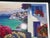 Art Print Mediterranean Sunlit Harbor Mikki Senkarik 26 1/2" X 32" 1996 AB5099 Open Ed This product is an opem edition...
