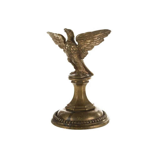 19thC. Federal Bronze Eagle Finial Chairish