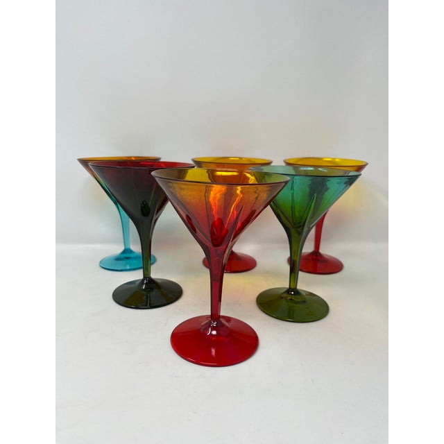 Contemporary Martini Glasses From Venice For Sale - Image 3 of 6