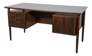 Mid-Century Freestanding Rosewood Desk, Denmark, 1960s
