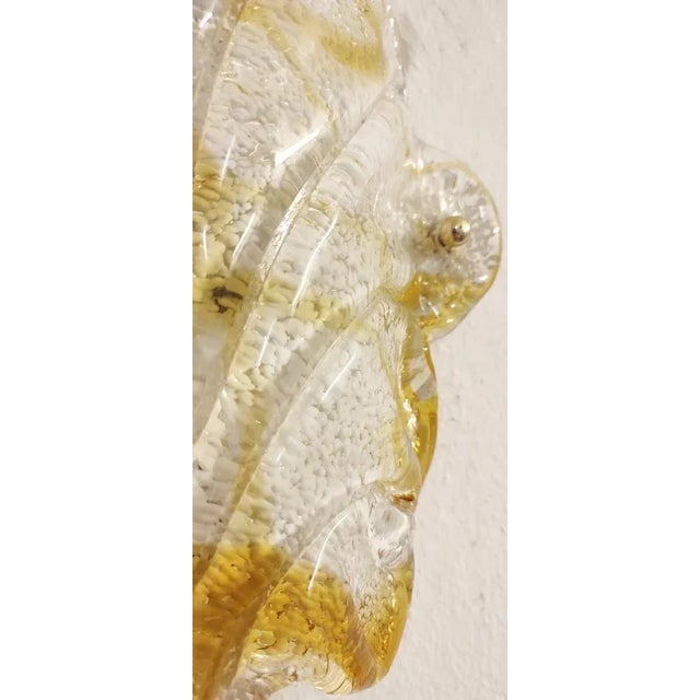 Murano Crystal Wall Light, Italy, 1960s, in Very Good conditions. Designed 1960 to 1969 European Plug (up to 250V).The...