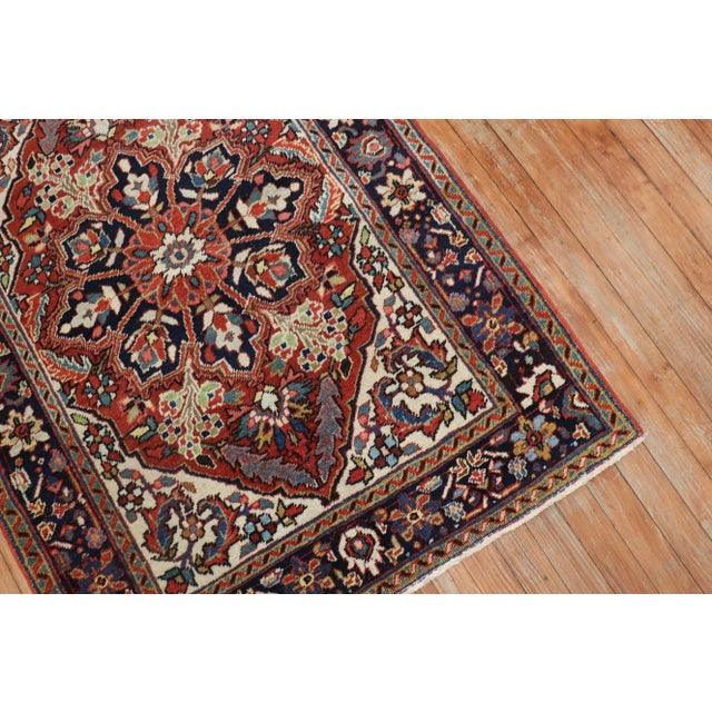 Traditional Antique Heriz Rug, 3'3'' X 4'4'' For Sale - Image 4 of 7