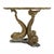 Hollywood Regency 1980s Hollywood Regency Triple Dolphin Bronze Center Table With Scalloped Glass For Sale - Image 3 of 12