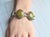 Vintage Sterling Silver Bracelet Believed to Be Native American With Arizona Green Kingman Turquoise For Sale In Cleveland - Image 6 of 8