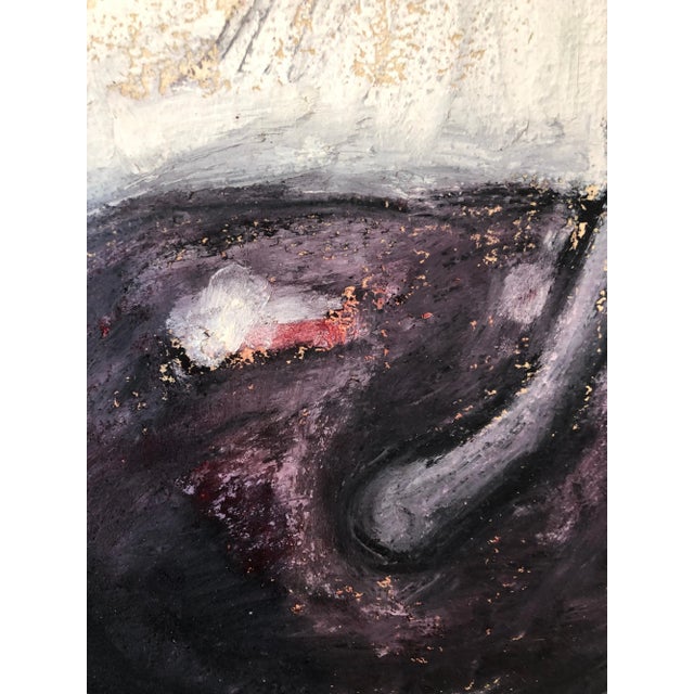 Aaron Fink, Original Modernist Oil Stick Pigment Painting by Aaron Fink, Cherry. Pop Art, 1980 For Sale - Image 4 of 9