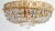 Mid-Century Modern 24 Carat Gold-Plated Brass & Lead Crystal Chandelier from Sölken Leuchten For Sale - Image 3 of 10