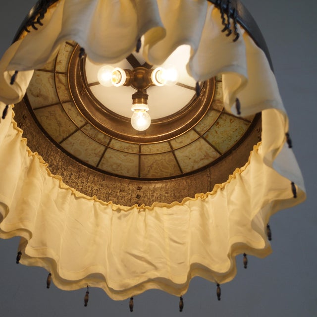 Dutch Art Deco Amsterdam School Pendant Light from Winkelman & Van Der Bijl, 1920s For Sale - Image 15 of 18