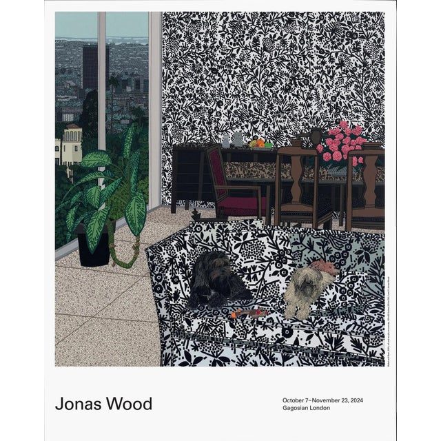 Jonas Wood Robot and Bear Poster Dimensions: 24 x 28,4 in / 61 x 76.2 cm Sold unframed