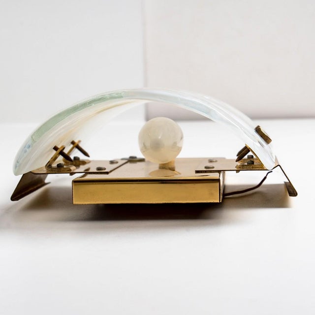 Marble & Murano Glass Wall Light Fixture from Hillebrand, 1960s For Sale - Image 13 of 16