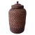 Filipino Handwoven Rattan and Wood Ginger Jar With Lid From the Philippines For Sale - Image 11 of 12
