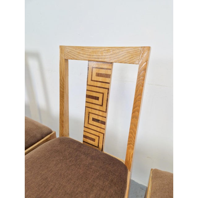 Art Deco Arts and Crafts Dining Chairs, 1930s, Set of 4 For Sale - Image 9 of 18