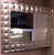 Mid-Century Modern Geometric Postmodern Silvered Mirror, Mid/Late 20th Century For Sale - Image 3 of 5