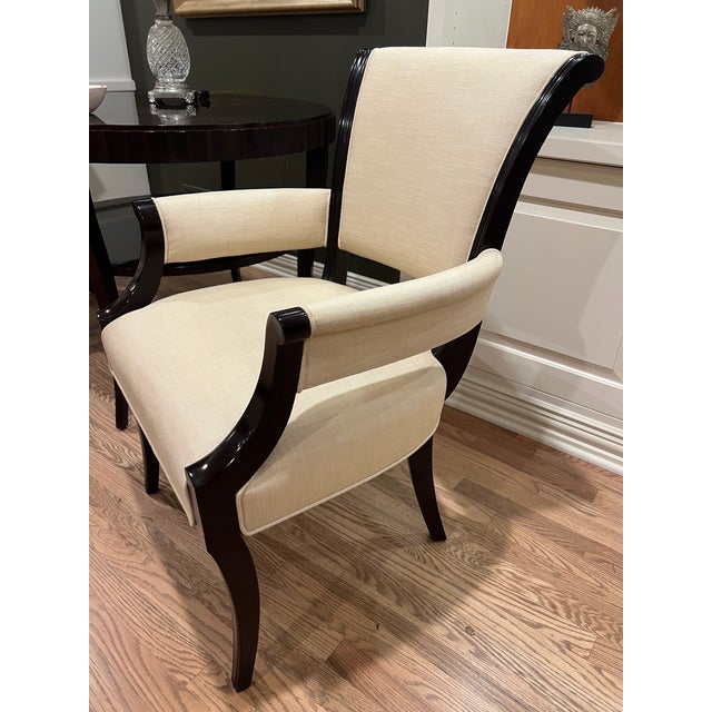 Baker Furniture Company Barbara Barry for Baker Furniture Side Chairs - Pair For Sale - Image 4 of 5
