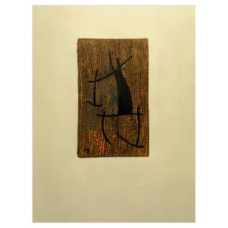Joan Miro, Femmes: Planche I, Original Lithograph, 1965 For Sale