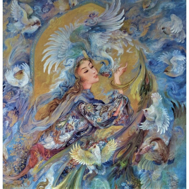 Surrealism Mahmoud Farshchian, Unknown, Circa 1990 For Sale - Image 3 of 8