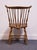 Pennsylvania House Solid Hard Rock Maple Colonial Early American Fiddleback Duxbury Windsor Dining Side Chair For Sale In Kansas City - Image 6 of 12