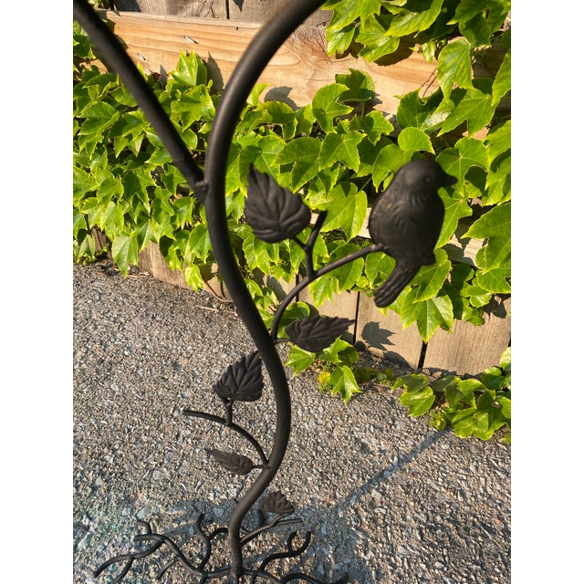 Vintage Metal Bird Bath Chairish