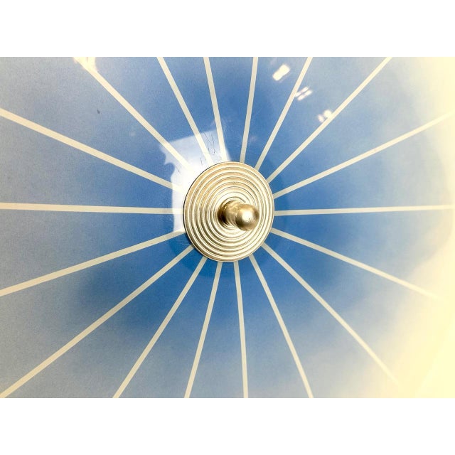 Large Mid-Century Umbrella Pendant Lamp from Napako, 1960s For Sale - Image 4 of 9