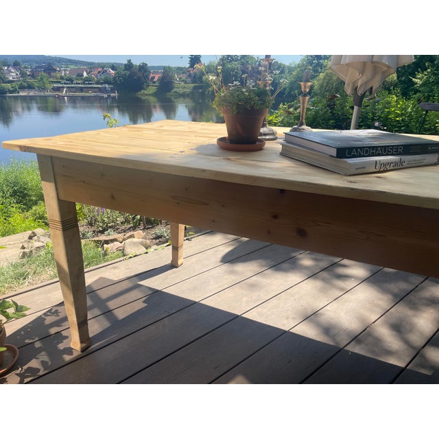 Antique Table in Fir, 1890s For Sale - Image 15 of 18