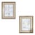 Nude Female Figurative Pencil on Paper Drawings in Gold Tone Frame, Pair For Sale