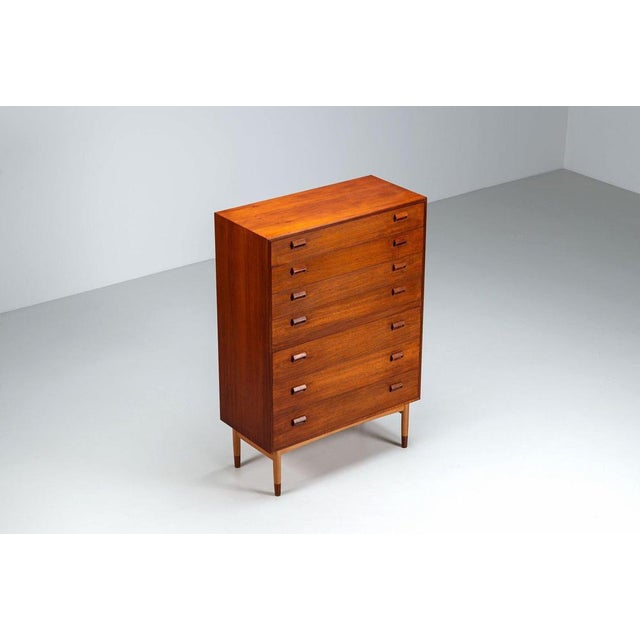 Chest of Drawers in Teak by Børge Mogensen for Soborg Mobelfabrik, Denmark, 1960s For Sale - Image 3 of 13