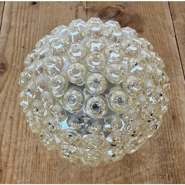 1970s Vintage White Porcelain Ceiling Light, 1970s For Sale - Image 5 of 14